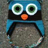 Owl Hat Crochet Pattern