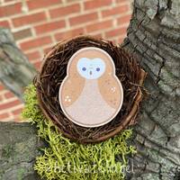 Barn Owl Pin