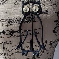 Vintage Owl brooch | 70's style | vintage pin