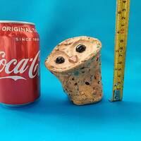 Clay owl, Clay figurine, Clay animals, owl figurine, owl sculpture, owl statue, ceramic owl figurine