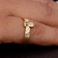 Cute Little Owl Ring, Owl Ring, Vintage Rings, Brass Ring, Gold Owl Ring, Bird Ring, Rings for women