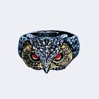 Back in Stock! Adjustable Silver and Gold Owl Ring