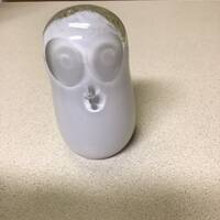 Wedgwood Glass Owl Paperweight