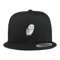 Stitchfy Owl Patch 5 Panel Flatbill Trucker Cap (SF-AP0036-FLX-6006)
