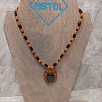 Happy Owl Beaded Necklace