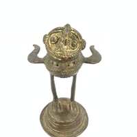 Vintage Brass owl| hand carved owl| Brass hanging owl| Brass collectibles| Handmade owl| owl figurin