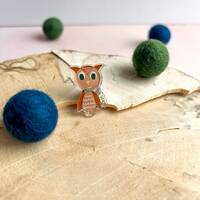 Be Wise, Owl Acrylic Pin