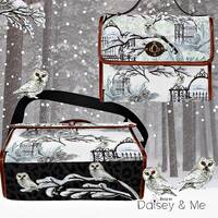 Snowy Owl ∙ Winter Forest ∙ Baby Owl ∙ Winter Wonderland ∙ Messenger ∙ Satchel ∙Tote ∙