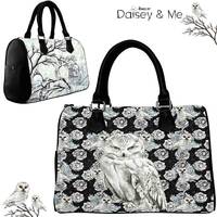 Snowy Owl ∙ Winter Forest ∙ Baby Owl ∙ Winter Wonderland ∙ Messenger ∙ Satchel ∙Tote ∙
