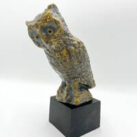 Metal Mid Century (bronze?) Owl Statue