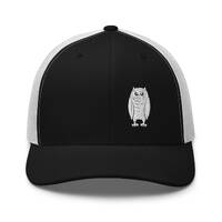 Owl Trucker Hat | Owl Hat | Owl Cap | Owl Trucker Cap | Owl Ball Cap | Hat with Owl | Barn Owl Hat |