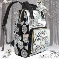 Snowy Owl ∙ Winter Forest ∙ Baby Owl ∙ Winter Wonderland ∙ Backpack ∙ Messenger ∙ Satche