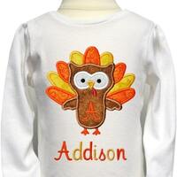 Turkey Owl Monogram Applique Font