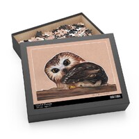 Saw Whet Owl Puzzle 250 pieces