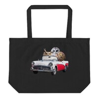 Owls Driving tote, Owl Classic convertible bag, Owl lover, Bird lover gifts, funny bag, gifts for hi