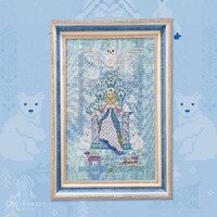 The Snow Queen by Owl Forest Embroidery. The Villains on the Thrones Series Printed Cross stitch pat