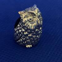 Owl Pin Cushion Victorian Style sterling silver .925