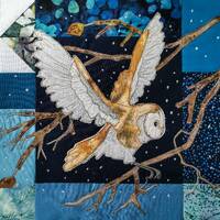 Barn Owl Winter Wreath Quilt Pattern: Applique Patchwork (Printed Pattern)