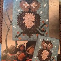On Sale Twister Owl Quilt Pattern Kit with Fabric to Make Top, Backing and Quilt Top, Owl Pattern Fa