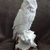 Vintage G. Armani Resin Carved Owl