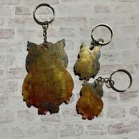 Owl Resin Keychains | Set of 3 | Custom | One of a kind