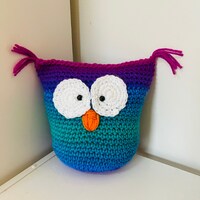Owl stuffed animal, crochet plushies, owl nursery decor, birthday gift for toddler, baby shower gift
