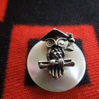 Sterling Graduation Owl Graduation Day Charm Sterling Silver Charm for Bracelet from Charmhuntress 0