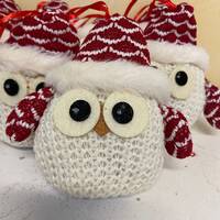 Knitted Owl Sweater Plush