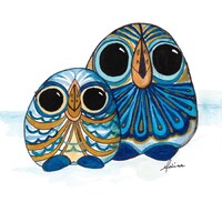 Les Hiboux 'The Owls' 9x12
