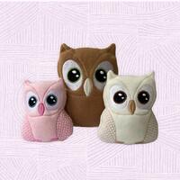 Owl Plushie, Gift for Kids, Plush Toys for Baby, Stuffed Animal, Fleece Owl, Toy for Kids, Snuggle T