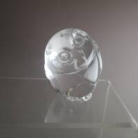 Steuben Owl Hand Cooler