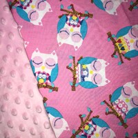 Personalized Sleeping Owl with Baby Blanket