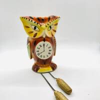 Beautiful Vintage Hanging Owl Wall Pocket, Made in Japan, Vintage Decor, Vintage Owls, Owl Collectib