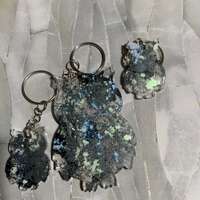 Owl Resin Keychains | Set of 3 | Custom | One of a kind