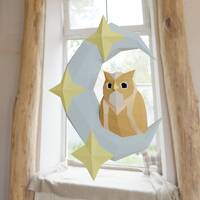 B&uacute;ho owl buho papercrafts plantillas