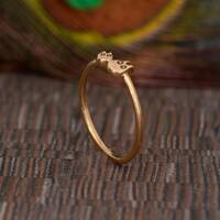 Owl Ring | Dainty Brass Owl Ring, Vintage Adjustable Animal Jewelry for Women