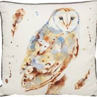 Country Life Owl Cushion with insert 43cm x 43cm