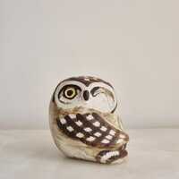 Gustavsberg Edward Lindahl; Minerva series, Burr owl figure, ceramic bird