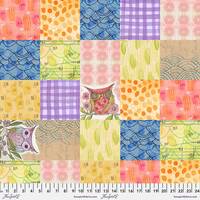 WELL OWL BE ~ Owl Tiles ~ Squares ~ Cori Dantini for Free Spirit Fabrics ~ By-the-Yard