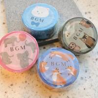 BGM/ Cat/ Elephant /fox/ owl Washi Tape/ masking tape