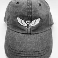 100% Cotton Owl Embroidered Baseball Cap