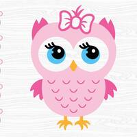 Baby Owl SVG