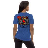 Spearthrower Owl's Name Glyph, Atlatl Cauac, Jatz'om Kuym, TriBlend Unisex Tshirt, Mesoameri