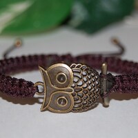 Owl Bracelet,Good Luck Bracelet,Adjustable Drawstring Bracelet,Pray,Men,Woman,Yoga Bracelet,Mala,Pro