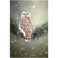 Barred Owl Premium Puzzle, Owl Jigsaw Puzzles, Artistic Barred Owl, Upper Peninsula, Gift For Her, G