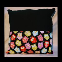 Owls Pillow With Pocket