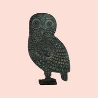 Owl of Athena Minerva - Symbol of Wisdom, Knowledge, Prudence, Change, Transformation and Intuitive 