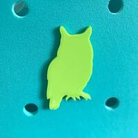 Owl Bogg Charm-Owl Bogg Bag Charm-Animal Bogg Bit-Bird Bogg Bit-Nature Bogg Bit-Animal Bogg Charm