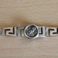 Owl of Wisdom Silver Bracelet - Goddess Athena Symbol - High Quality Item