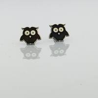 Silver Owl Stud Earrings, Dainty Earrings, Animal Jewelry, Animal Earrings ,Gift For Kids